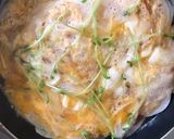 簡単ちくわの卵とじ丼作り方3写真