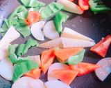 薄切り肉で！揚げない簡単！酢豚作り方6写真