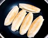 フライパンで笹かまぼこのチーズ挟み焼き作り方6写真