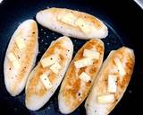 フライパンで笹かまぼこのチーズ挟み焼き作り方8写真
