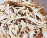蒸し鶏と梅のさっぱり和風パスタ♪作り方2写真