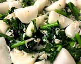 優しいおかず カブと菜ばなのアミあん作り方3写真