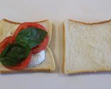 トマトとモッツァレラのホットサンド作り方2写真