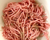 たけのこと豚ひき肉の炒り付け作り方2写真