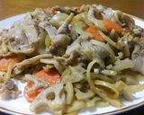 マヨしょうゆ麹で肉野菜炒め♪作り方8写真