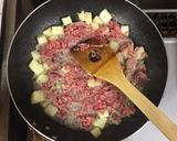 超簡単☆ケチャップ味のミートオムレツ！作り方5写真