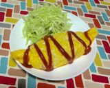 超簡単☆ケチャップ味のミートオムレツ！作り方17写真