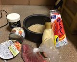 今日の男メシ（鯖の味噌煮とミンチ肉）作り方1写真