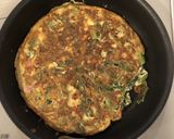 春菊の卵チーズ焼き作り方4写真