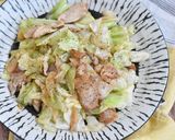 豚バラキャベツのやみつき塩だれ炒め作り方4写真