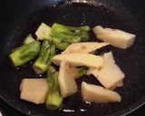 春だからタケノコとタラの芽でペペロン風作り方3写真