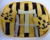 キャラ弁☆阪神タイガース弁当♪作り方5写真