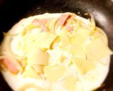 カルボナーラ☆簡単全卵牛乳作り方7写真