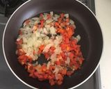 カレー風味ナポリタン焼きそば作り方3写真