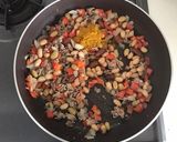 カレー風味ナポリタン焼きそば作り方5写真