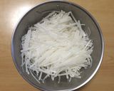 超簡単☆珍しい見た目きれい友禅和え作り方3写真