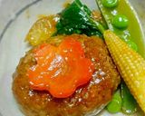 桜満開煮込みハンバーグ作り方17写真