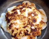 おもちとキャベツでお好み焼き風〜作り方4写真