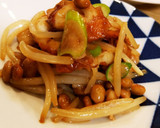 節約一品☆もやしとちくわの納豆炒め作り方9写真