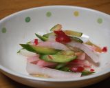 きゅうり・大根とカリカリ梅の酢の物♪作り方6写真
