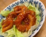惣菜イカ活用☆イカの甘辛ケチャップサラダ作り方7写真