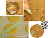 かわいいボタン型クッキー作り方8写真