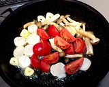とまととほたてのパスタ作り方4写真