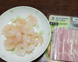 チャーハン(エビ、他いろいろ入れて)作り方2写真