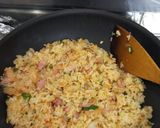 チャーハン(エビ、他いろいろ入れて)作り方6写真