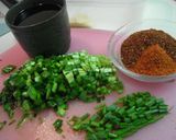✿にら辛味だれ✿作り方1写真