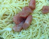 たらこと青じそドレッシングのスパゲティ作り方3写真