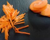 【ニラともやしのシーフードあんかけ炒め】作り方3写真