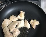 節約！ムネ肉と小松菜のオイスターソース炒作り方3写真