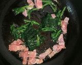 ほうれん草とベーコンのパスタ作り方4写真