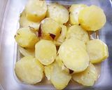 作り置き☆さつま芋のハチミツと酢の煮物作り方3写真