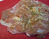 パジルソルト漬けチキン焼き作り方2写真