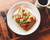 アスパラツナ玉トースト♪作り方5写真