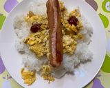 ソーセージ卵ごはん作り方4写真