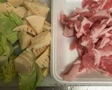 筍とキャベツのおかか炒め作り方1写真
