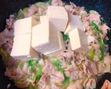 フライパン1つで簡単♡ねぎ塩風肉豆腐作り方5写真