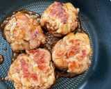 お弁当に！豚こま団子のサッパリ照り焼き作り方4写真