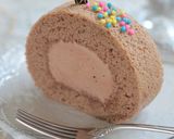 優甘*キャラメルココアのロールケーキ作り方38写真