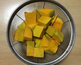 超簡単☆カレー風味が旨いかぼちゃサラダ作り方2写真