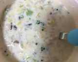 離乳食★さつま芋オートミールご飯牛乳粥作り方5写真