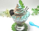 ホイップマリームのチョコミントパフェ♪作り方10写真