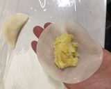 さつまいもチーズの餃子の皮包み焼き作り方3写真