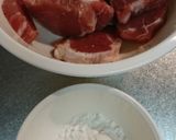 豚ヒレ揚げドレッシングをソースに。作り方1写真