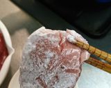 豚ヒレ揚げドレッシングをソースに。作り方2写真