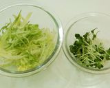 ～ツナ缶～野菜たっぷり和風サラダうどん！作り方1写真