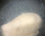 よだれ鶏〜しっとり鶏むね肉のピリ辛ダレ〜作り方3写真